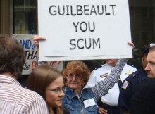 Guilbeault a subi les foudres de manifestants