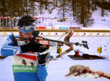 Le biathlon pour non-voyants a été spectaculaire