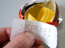 Touchés par la récession, les oeufs Kinder doivent couper dans les surprises
